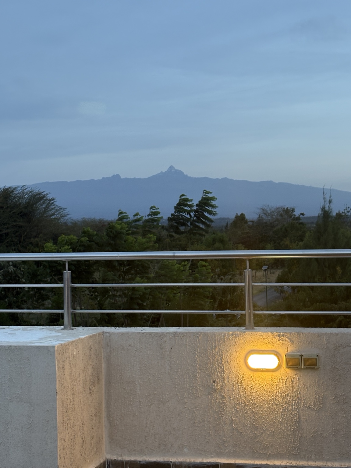 Mount Kenya, Lolldaiga Hills and Aberdares views from Villa 54